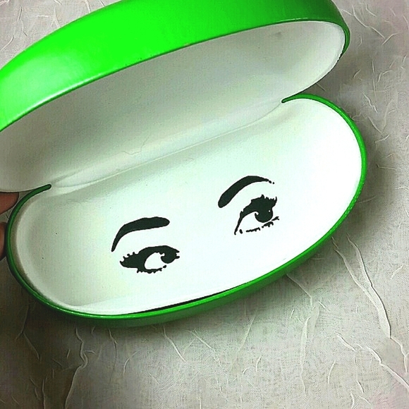 Kate Spade green eyeglass case - Picture 2 of 7